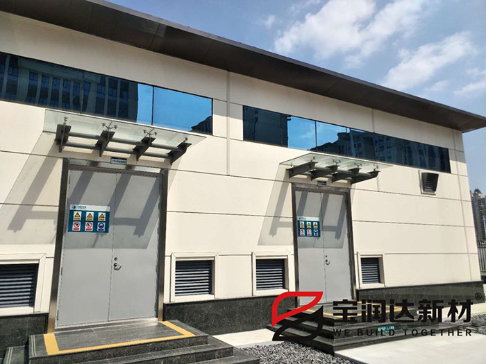 聚氨酯封邊巖棉彩鋼夾芯板