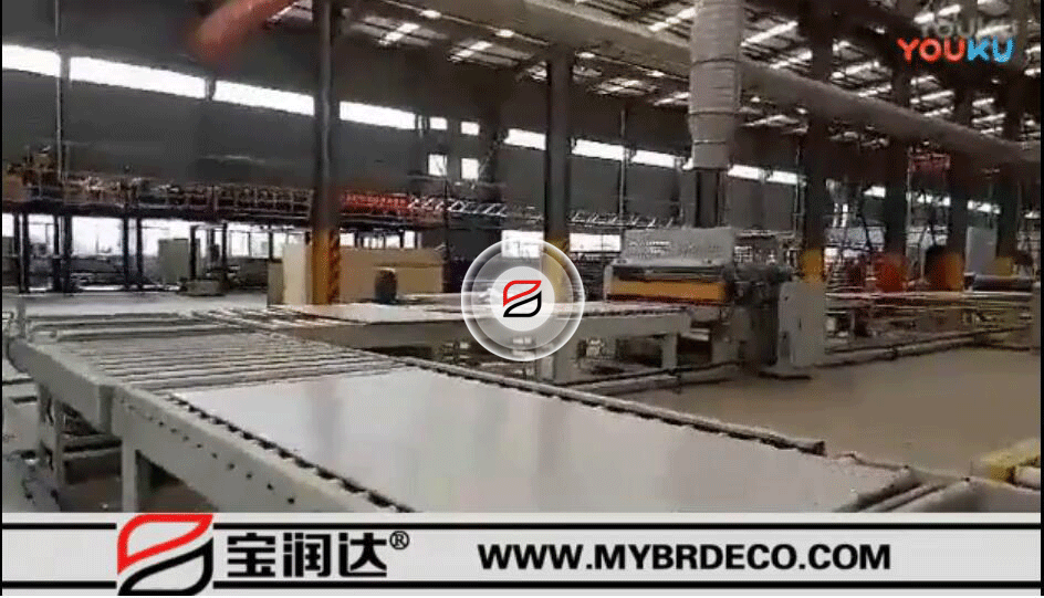 河南寶潤(rùn)達(dá)外墻保溫裝飾一體板生產(chǎn)視頻