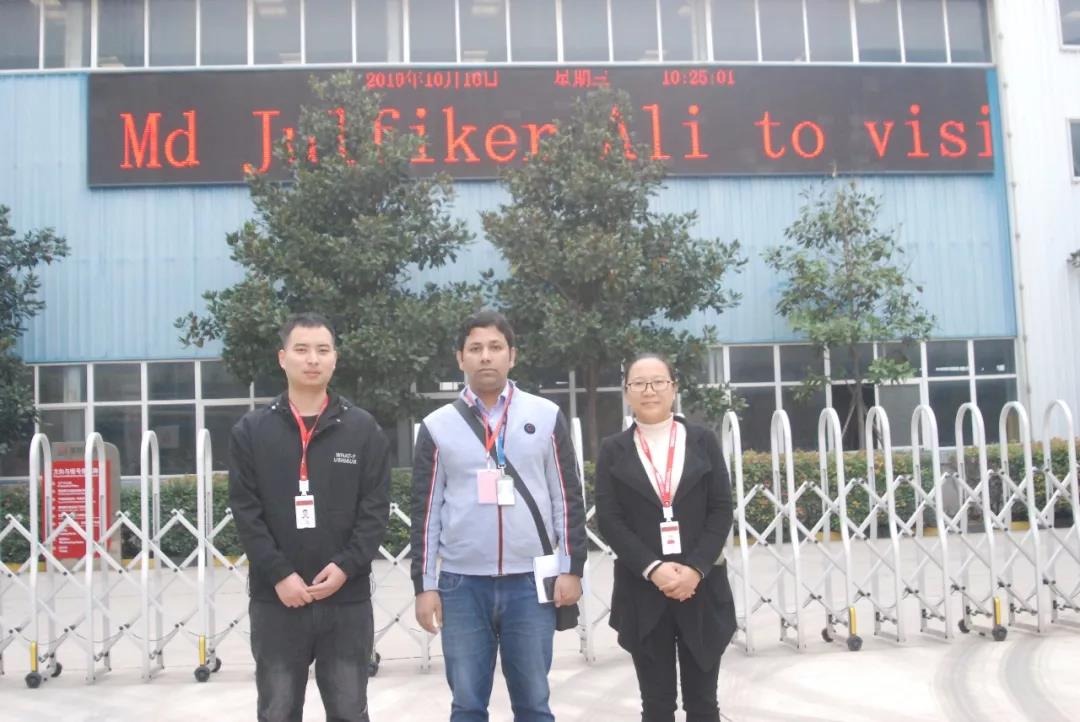 寶潤(rùn)達(dá)制造蜚聲海外，孟加拉國(guó)客戶Ali先生來(lái)訪驗(yàn)貨