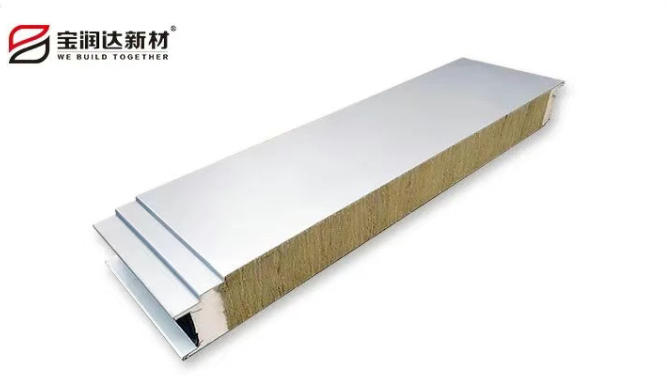 聚氨酯封邊巖棉夾芯板